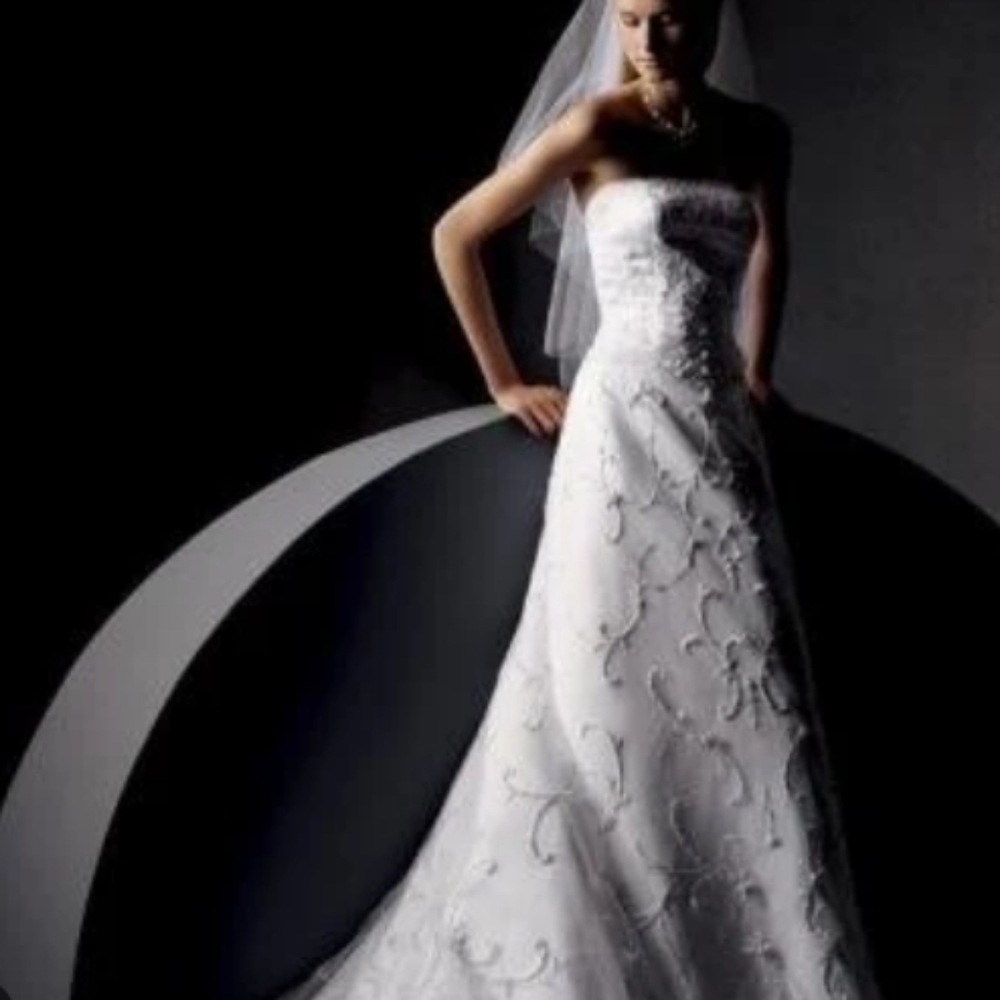 Olay cassini wedding dress